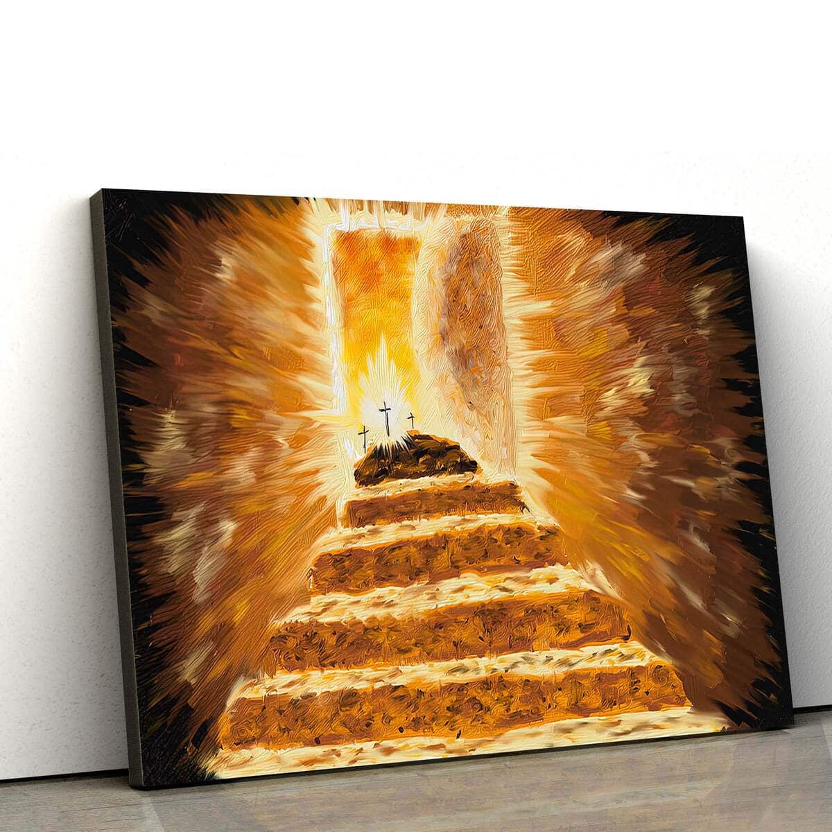 Christian Canvas Wall Art The Empty Tomb Christian Canvas Wall Art The Empty Tomb
