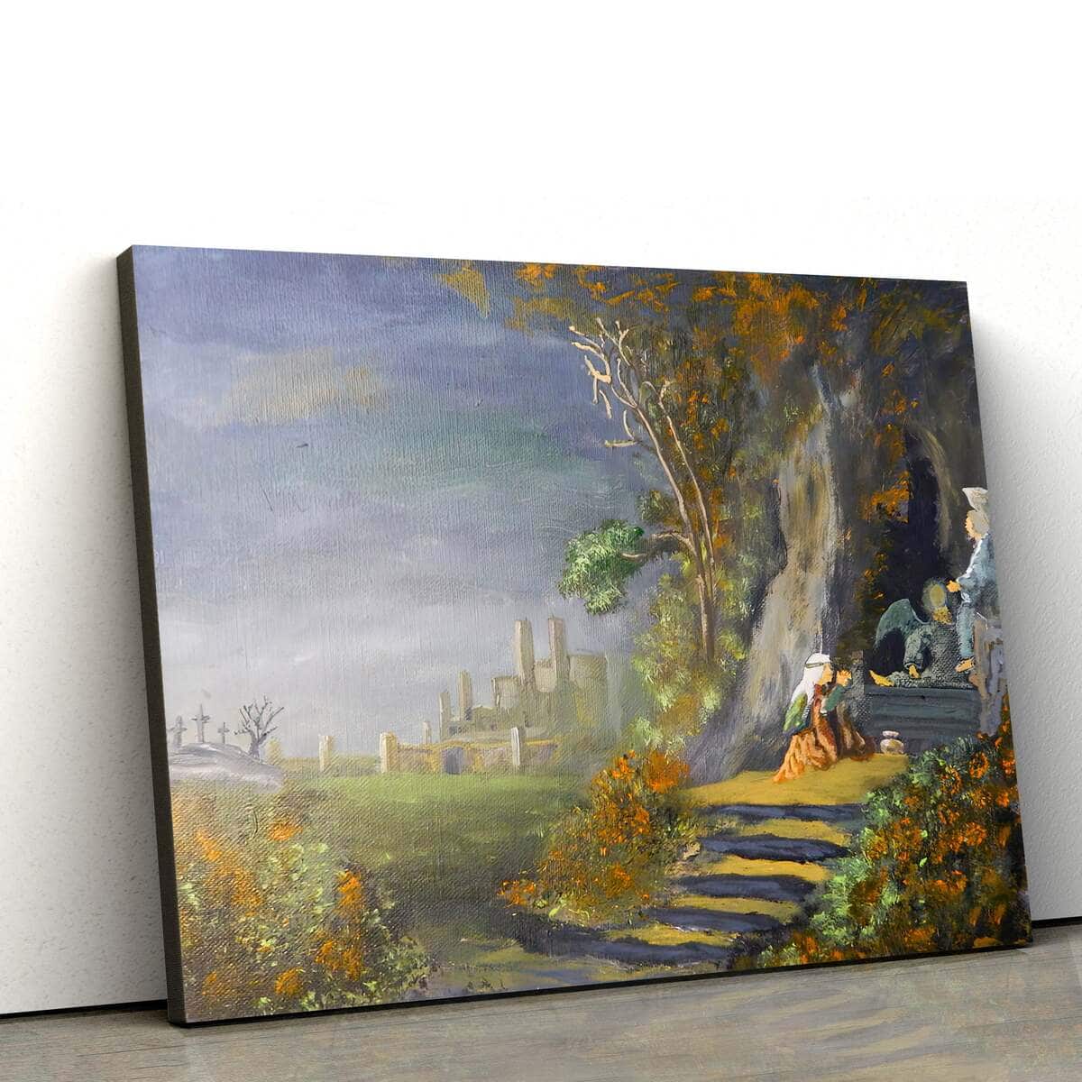 Christian Canvas Wall Art Empty Tomb He Is Risen Christian Canvas Wall Art Empty Tomb He Is Risen