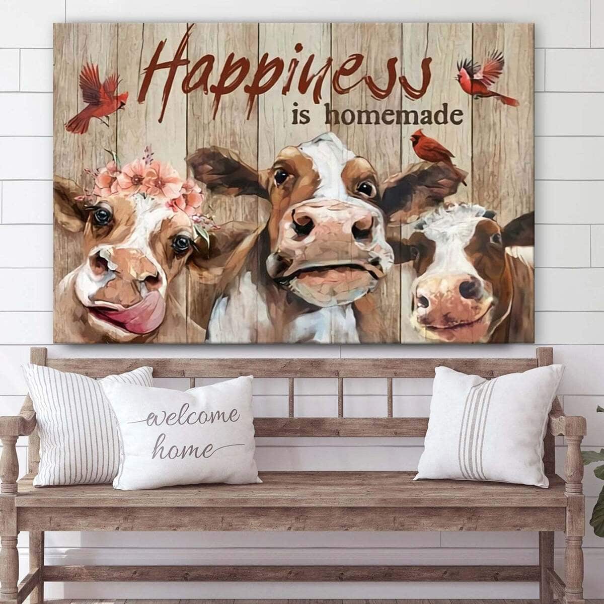 Christian Canvas Wall Art Happiness Is Homemade Christian Canvas Wall Art Happiness Is Homemade