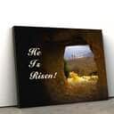 Christian Canvas Wall Art He Is Risen Easter Sunday