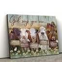Christian God Says You Are Canvas Wall Art Cow Unique Special Christian God Says You Are Canvas Wall Art Cow Unique Special