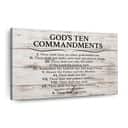 Christian God's Ten Commandments Canvas Wall Art Thou Shalt Not Steal Christian God's Ten Commandments Canvas Wall Art Thou Shalt Not Steal