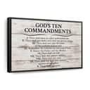 Christian God's Ten Commandments Canvas Wall Art Thou Shalt Not Steal Christian God's Ten Commandments Canvas Wall Art Thou Shalt Not Steal