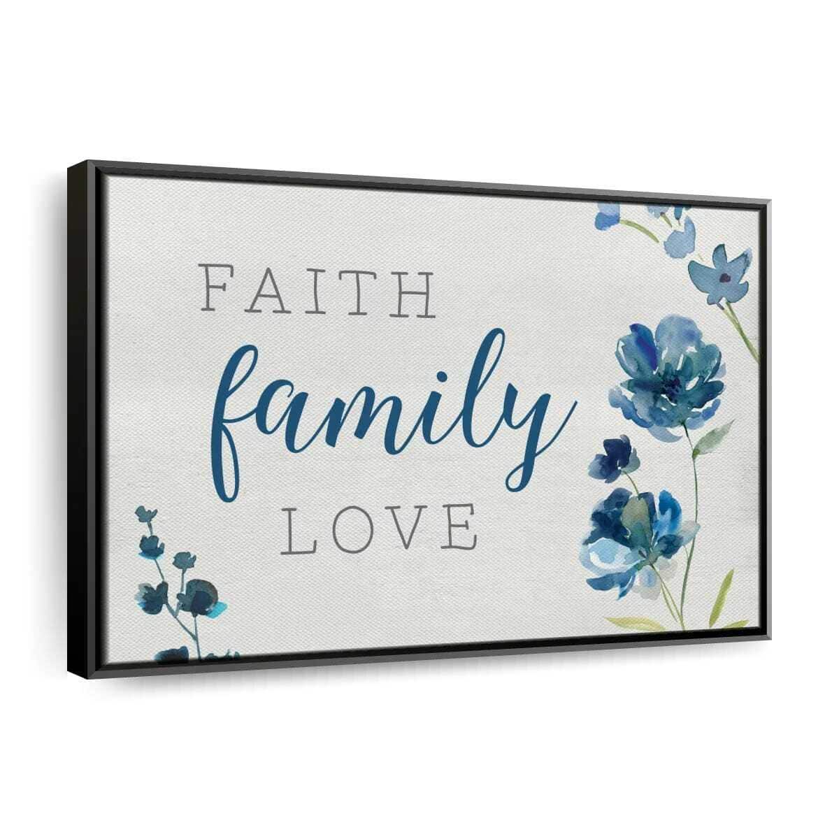 Christian Canvas Wall Art Faith Family Love Christian Canvas Wall Art Faith Family Love