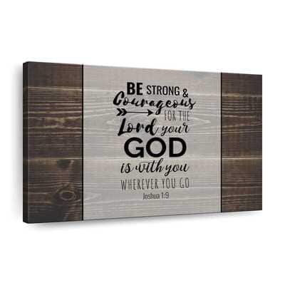 Christian Canvas Wall Art God Is With You