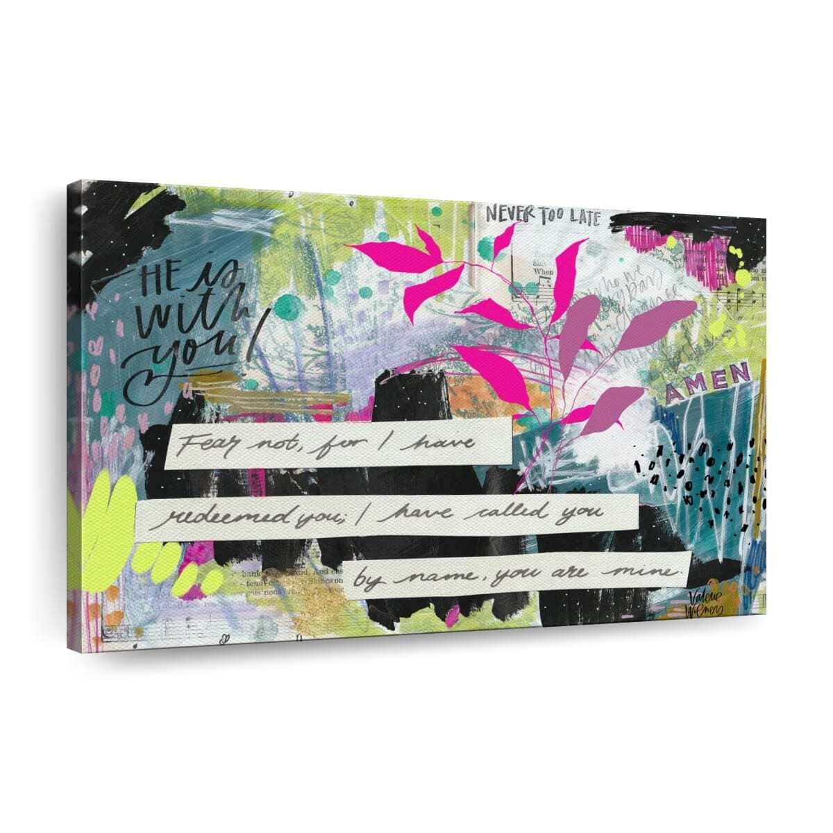 Christian Canvas Wall Art Amen He Is With You Christian Canvas Wall Art Amen He Is With You