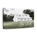 Christian Canvas Wall Art Be Still Barn