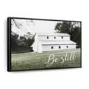 Christian Canvas Wall Art Be Still Barn