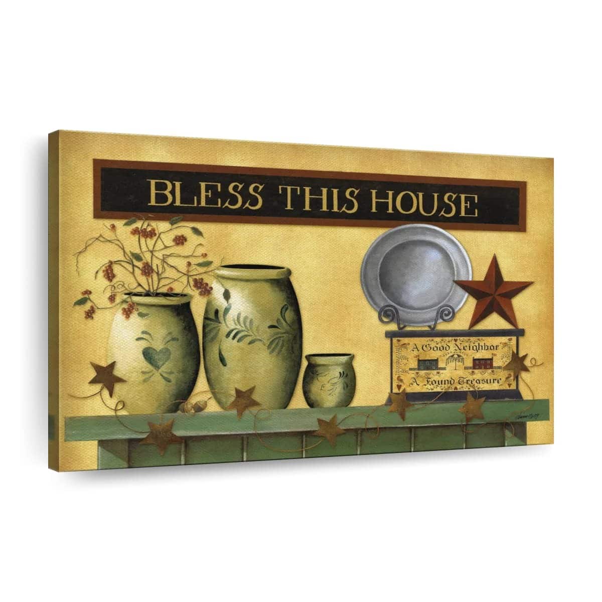 Christian Canvas Wall Art Bless This House Christian Canvas Wall Art Bless This House
