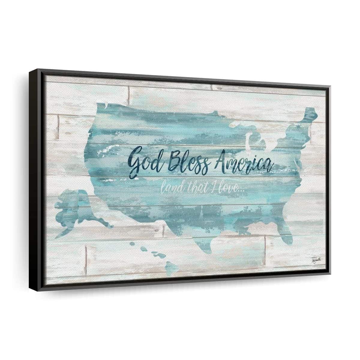 Christian Canvas Wall Art God Bless America Land That I Love Christian Canvas Wall Art God Bless America Land That I Love