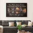 Christian Canvas Wall Art Way Maker Miracle Worker Jesus Lion Of Judah