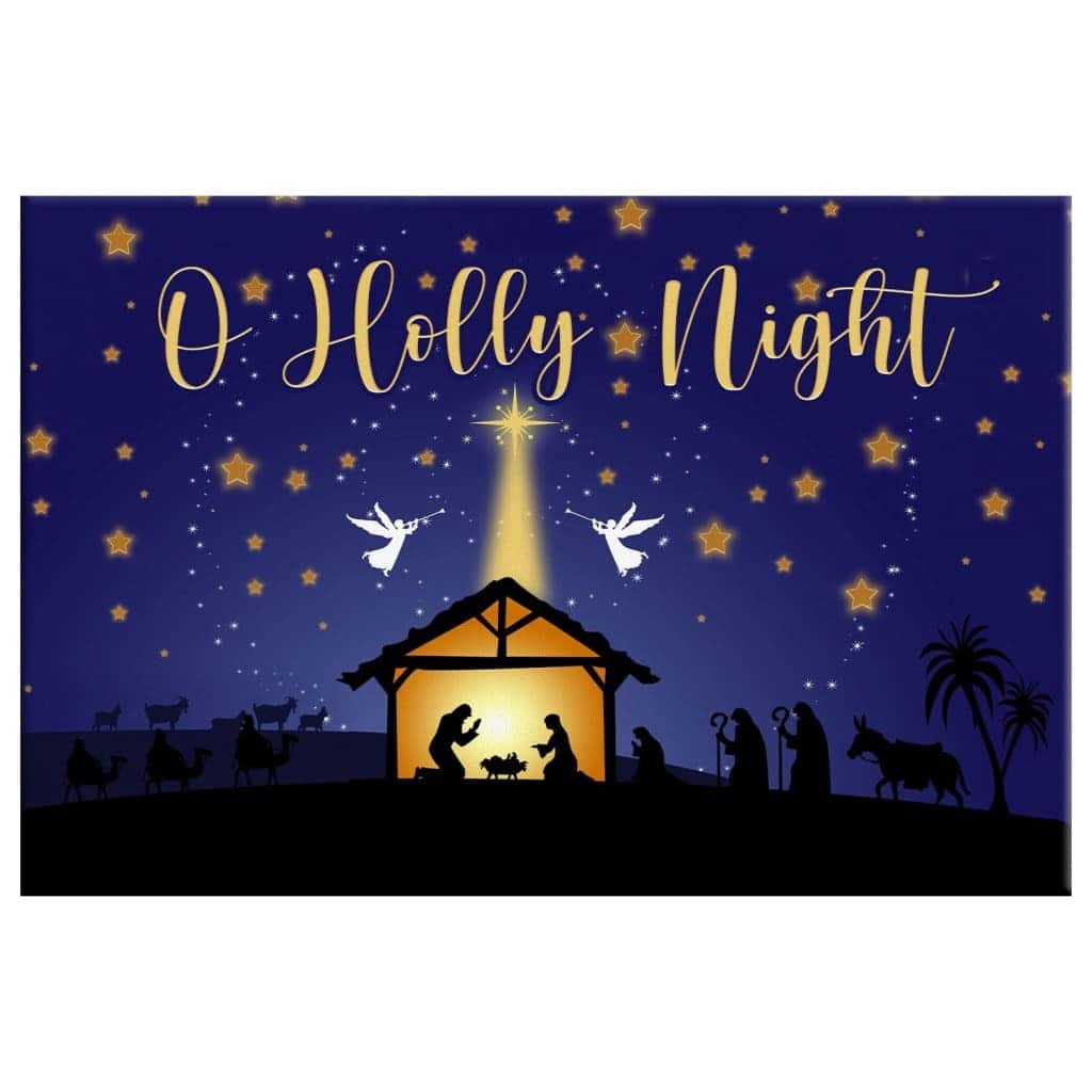Christmas Christian Canvas Wall Art O Holy Night Christmas Christian Canvas Wall Art O Holy Night