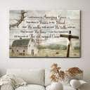 Rustic Farmhouse I Still Believe In Amazing Grace Christian Canvas Wall Art