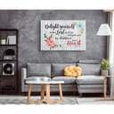 Christian Canvas Wall Art Psalm 37:4 Delight Your Self In The Lord