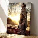Christian Jesus Christ Looking Back Canvas Print Christian Jesus Christ Looking Back Canvas Print