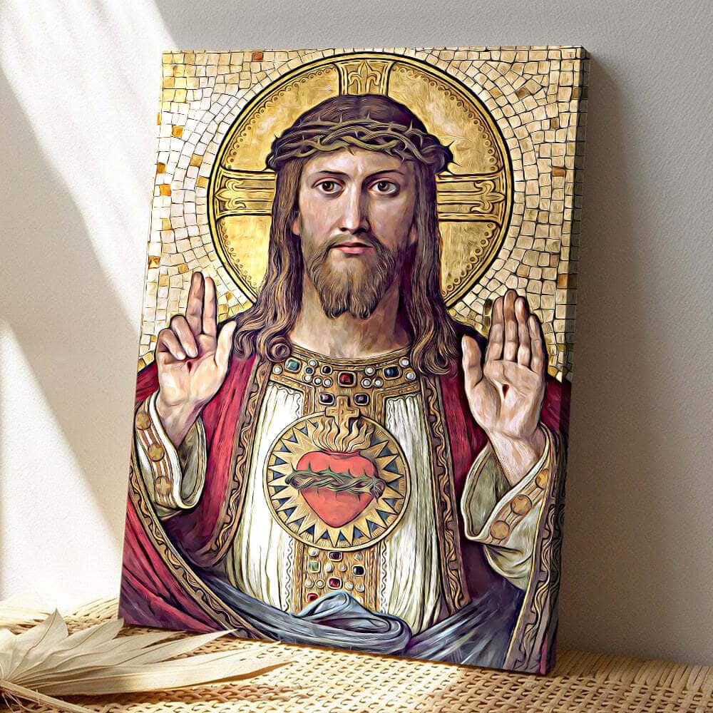 Christian Jesus Canvas Print Unique Christian Gift Christian Jesus Canvas Print Unique Christian Gift