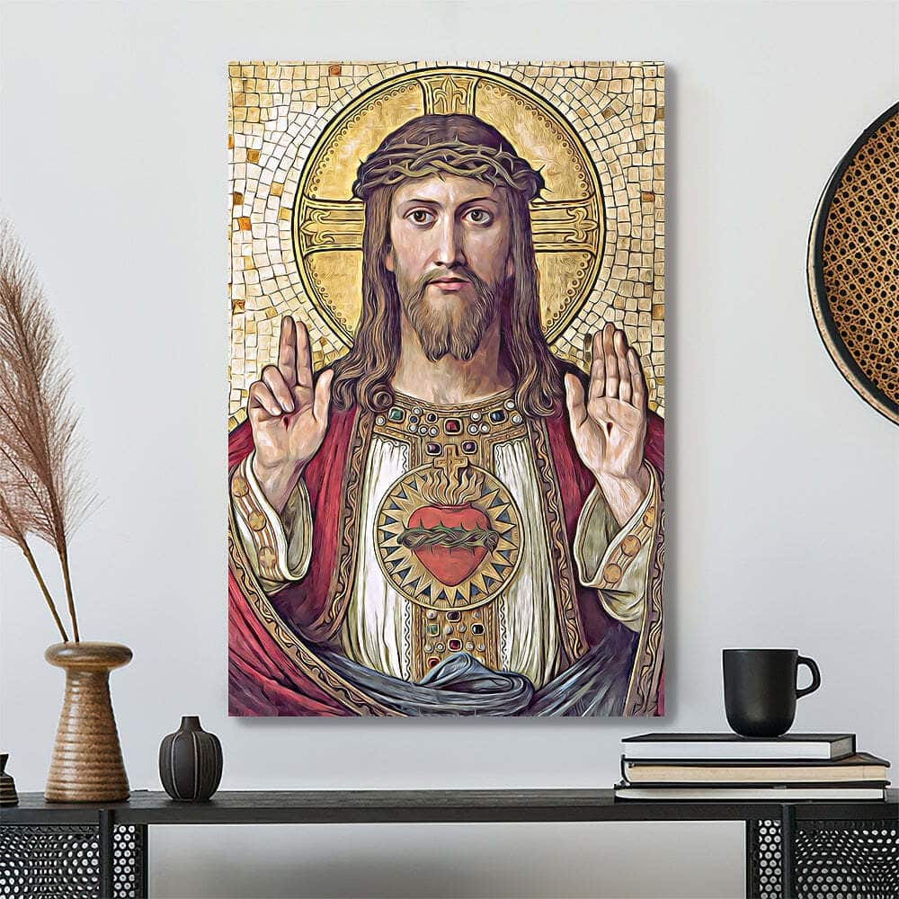 Christian Jesus Canvas Print Unique Christian Gift Christian Jesus Canvas Print Unique Christian Gift