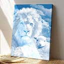Lion Lamb Christian Canvas Print Lion Lamb Christian Canvas Print