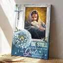 Christian Psalm 46:10 Be Still And Know That I Am God Canvas Print Bible Verse