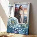 Christian Psalm 46:10 Be Still And Know That I Am God Dandelion God Hand Canvas Print
