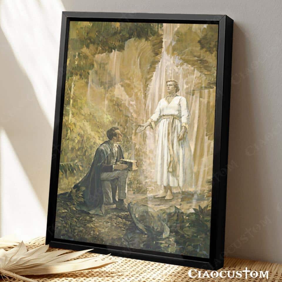 Smith And The Angel Moroni Jesu Canvas Print Smith And The Angel Moroni Jesu Canvas Print