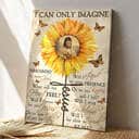 Christian Jesus Sunflower I Can Only Imagine Canvas Print