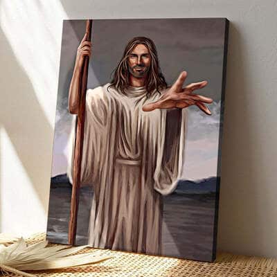 Scripture Jesus Canvas Print Christian Gift