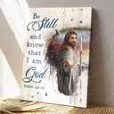 Christian Psalm 46:10 Be Still and Know That I Am God Hand Canvas Print Christian Psalm 46:10 Be Still and Know That I Am God Hand Canvas Print