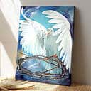 Christian Jesus The Dove Canvas Print