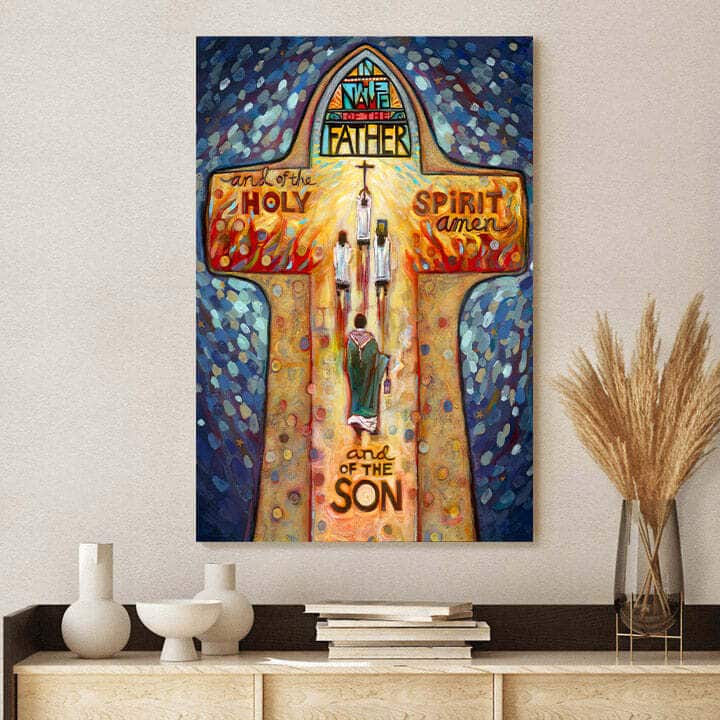 Christian Canvas Print Mass Processional Christian Canvas Print Mass Processional