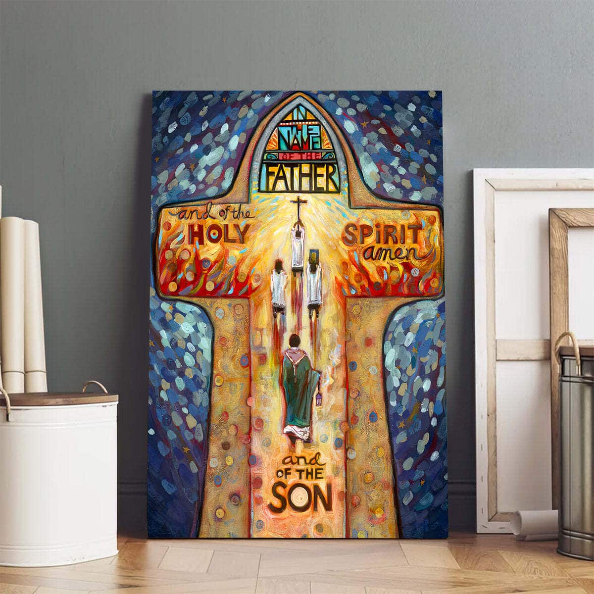 Christian Canvas Print Mass Processional Christian Canvas Print Mass Processional