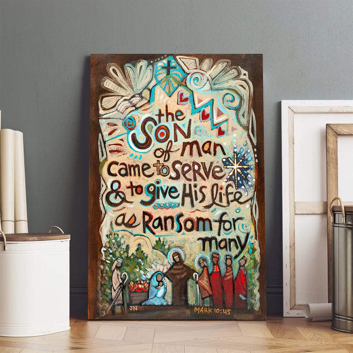 Christian Canvas Print Son Of Man Christian Canvas Print Son Of Man