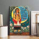 Christian Canvas Print Saint Kateri Tekakwitha Christian Canvas Print Saint Kateri Tekakwitha