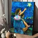 Christian Canvas Print Reach For The Stars