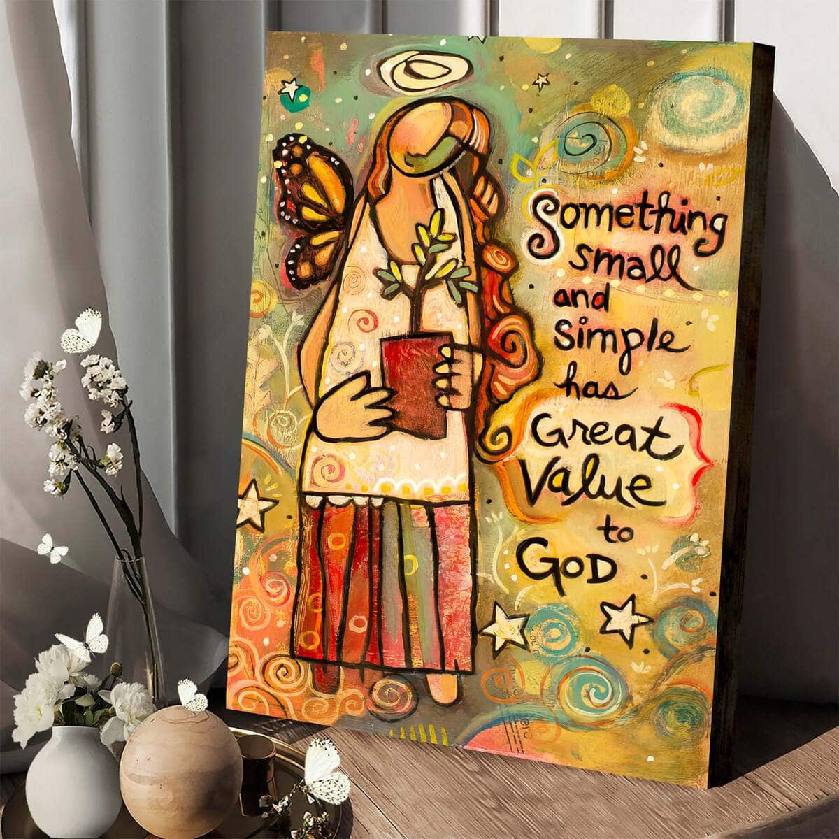 Christian Canvas Print Someting Small Inspirational Christian Canvas Print Someting Small Inspirational