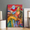 Christian Canvas Print Wine Woman And Song