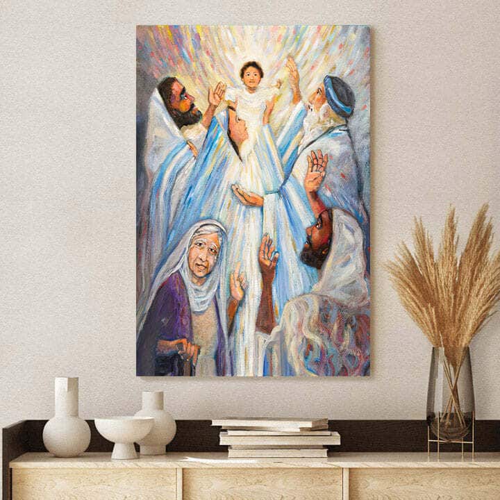 Christian Canvas Print The Presentation Of Christ In The Temple Christian Canvas Print The Presentation Of Christ In The Temple