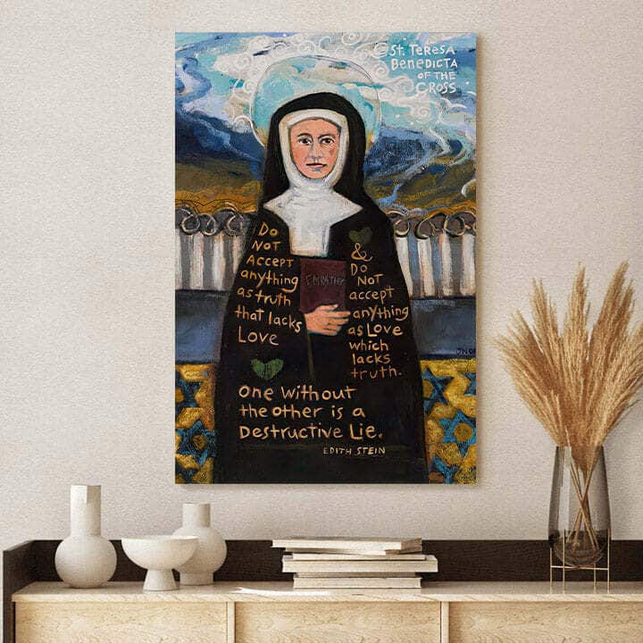 Christian Canvas Print St Benedicta Of The Cross Ie Edith Stein