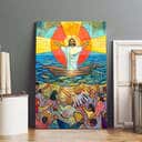 Christian Canvas Print Jesus Preaches To The Choir Christian Canvas Print Jesus Preaches To The Choir