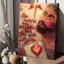 Christian Canvas Print Our Hearts Are Restless Christian Canvas Print Our Hearts Are Restless