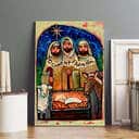 Christian Canvas Print O Come Let Us Adore Him Shepherds Christian Canvas Print O Come Let Us Adore Him Shepherds