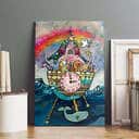 Christian Canvas Print Noah's Ark Cuckoo Clock Christian Canvas Print Noah's Ark Cuckoo Clock