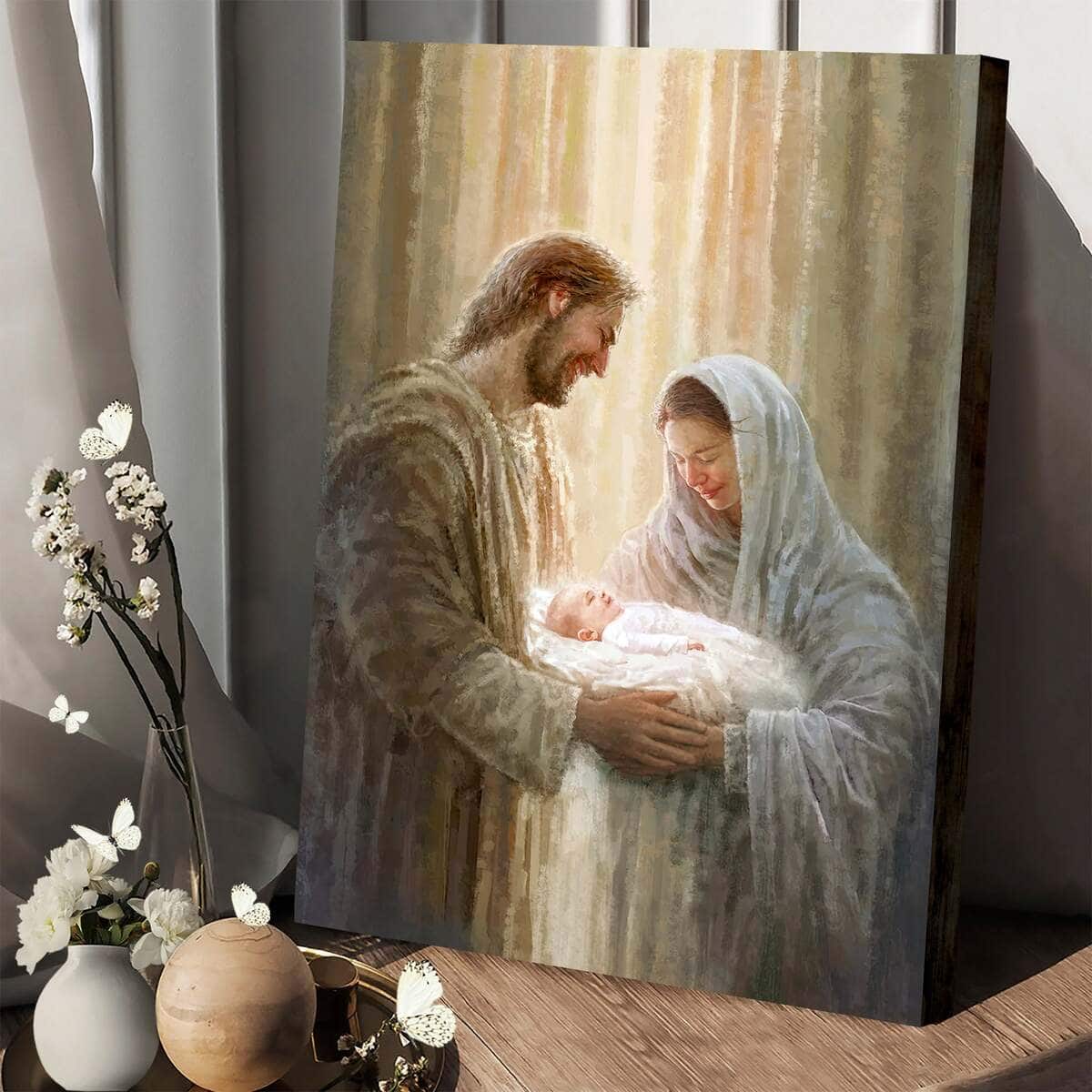 Christian Canvas Print The Birth Of Jesus Christ Christian Canvas Print The Birth Of Jesus Christ