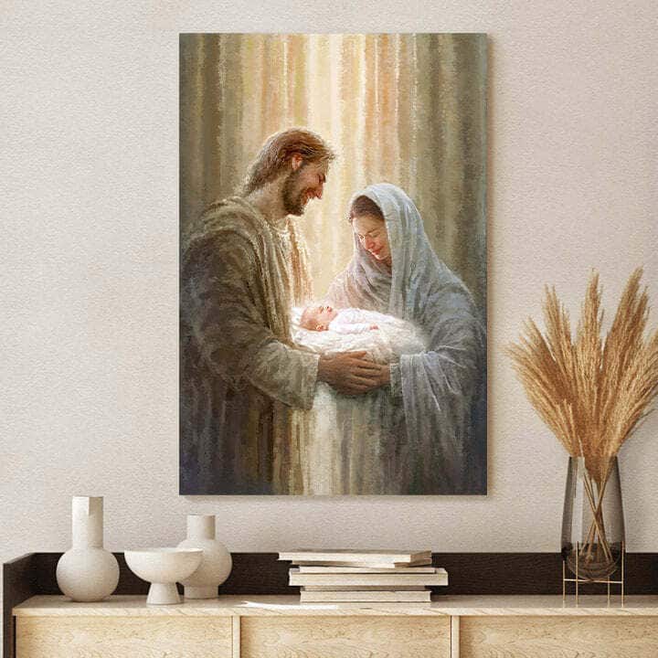 Christian Canvas Print The Birth Of Jesus Christ Christian Canvas Print The Birth Of Jesus Christ
