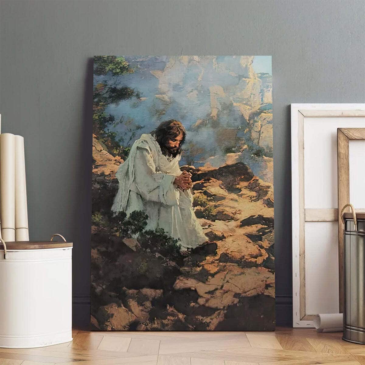 Alone With Jesus Christian Canvas Print Alone With Jesus Christian Canvas Print
