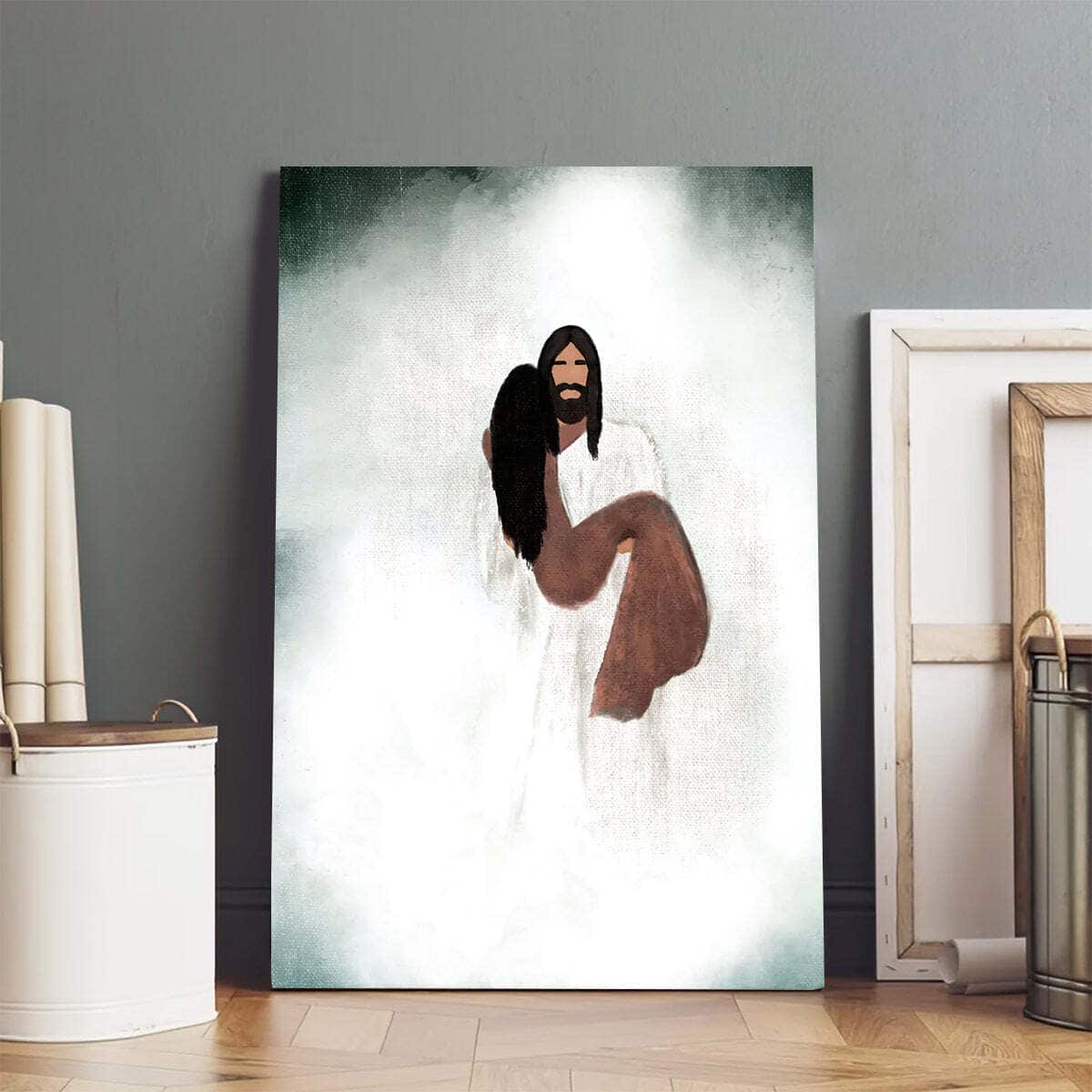 Christian Canvas Print Walk You Through The Storm Jesus Christian Canvas Print Walk You Through The Storm Jesus