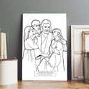 Jesus With Children Christian Canvas Print