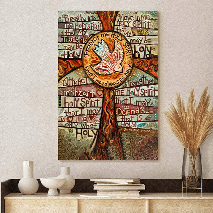 Holy Spirit Prayer Christian Canvas Print Holy Spirit Prayer Christian Canvas Print