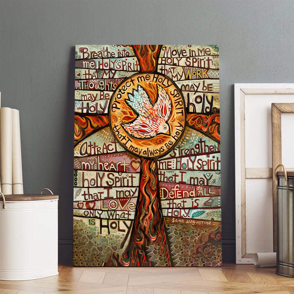 Holy Spirit Prayer Christian Canvas Print Holy Spirit Prayer Christian Canvas Print
