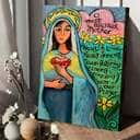 Christian Canvas Print Immaculate Heart Of Mary Christian Canvas Print Immaculate Heart Of Mary